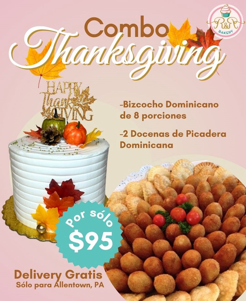 Combo Especial Thanksgiving - Bizcocho Dominicano y Picaderas