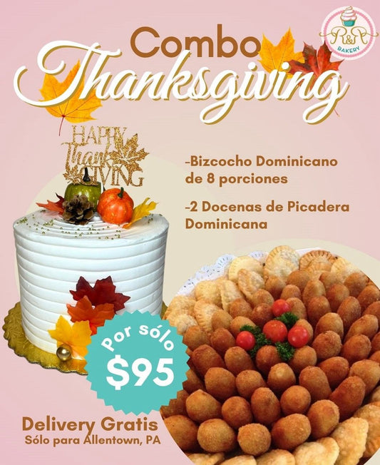 Combo Especial Thanksgiving - Bizcocho Dominicano y Picaderas