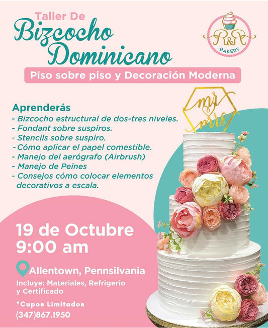 Taller de Bizcocho Dominicano